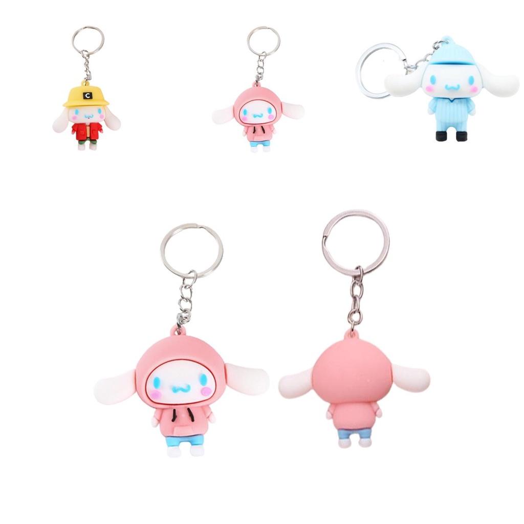 Durable And Colorful Sanrio Cinnamonroll Keychain Figures For Your Bag Or Keys