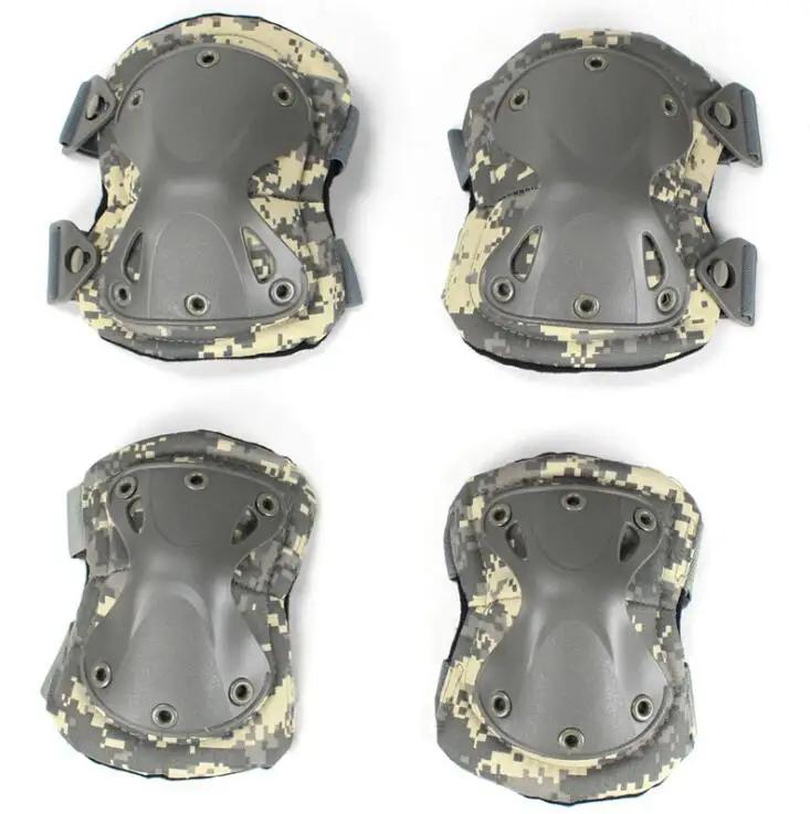Военные тактические наколенники на локтях, защитные армейские страйкбол, пейнтбол, боевые охотничьи наколенники, защитные принадлежности для спорта на открытом воздухе