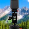 Kamera uchun o'rnatish qisqichi 360 daraja aylanuvchi 17 mm sharsimon boshli qisqichli sehrli qo'l GoPro kamera uchun 1/4" rezbali kamera adapteri klipi