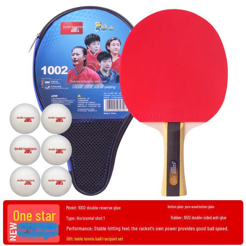 DHS Table Tennis Racket - Beginner To Pro Level, Horizontal & Vertical Orientation