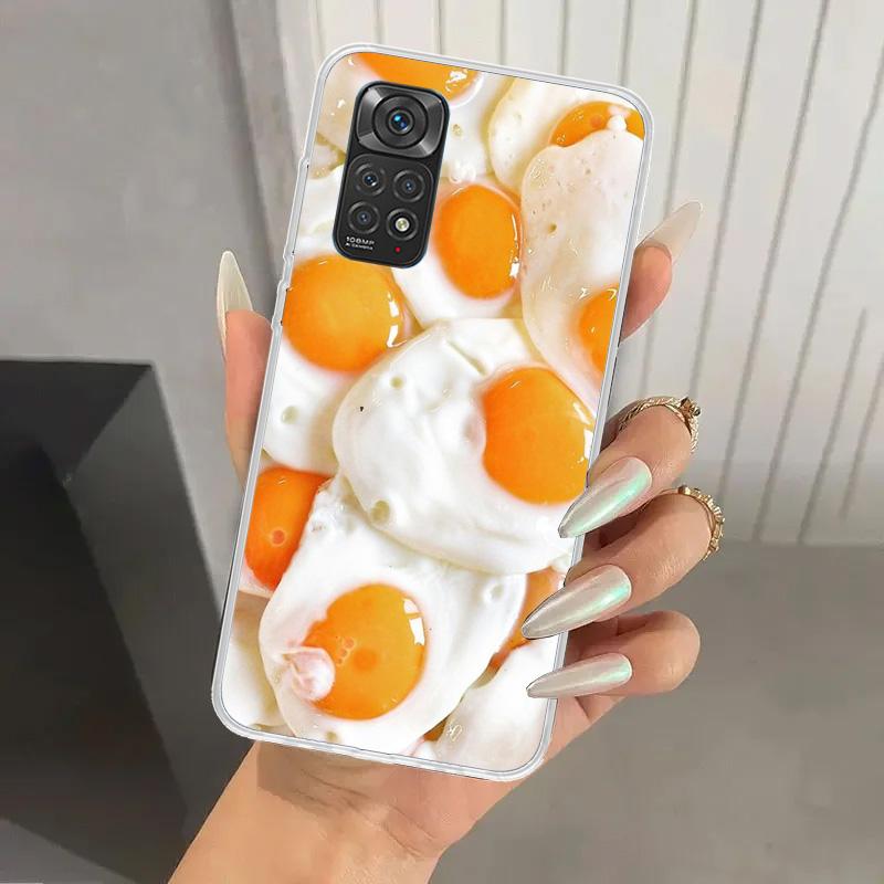 Food Fries Beer Cheese Sushi Cookie Phone Case for Xiaomi Redmi Note 15 14 14S 13 12S 12 Pro 11S 11 Plus 11T 11E 10S Soft Funda