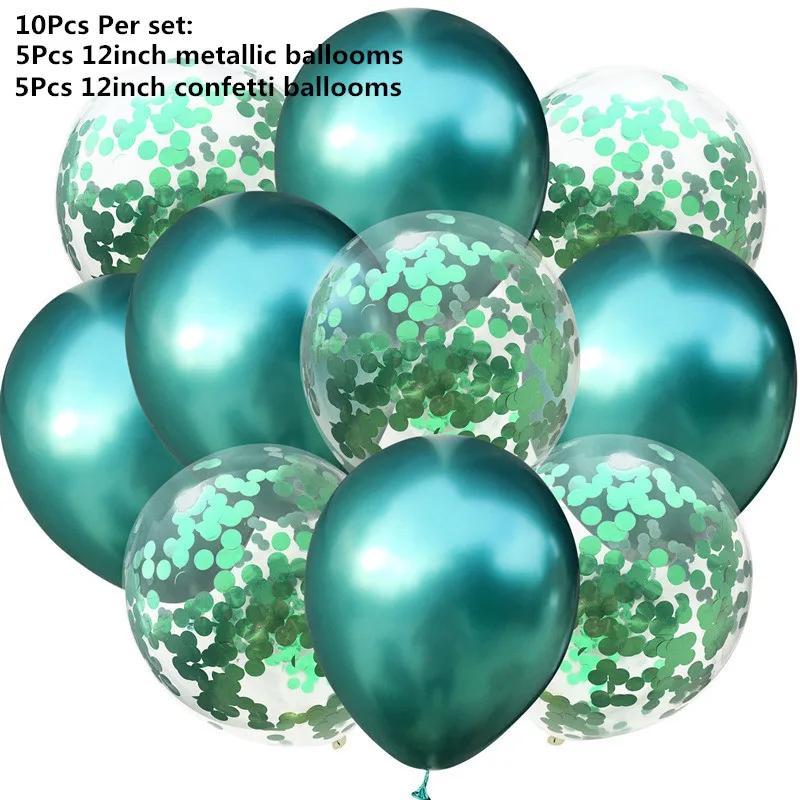 10/14 шт. Микс из розовых розовых шаров, сердечек, звезд, розового золота, конфетти, шары для украшения дня рождения, детей, взрослых, воздушные шары, свадебные шары