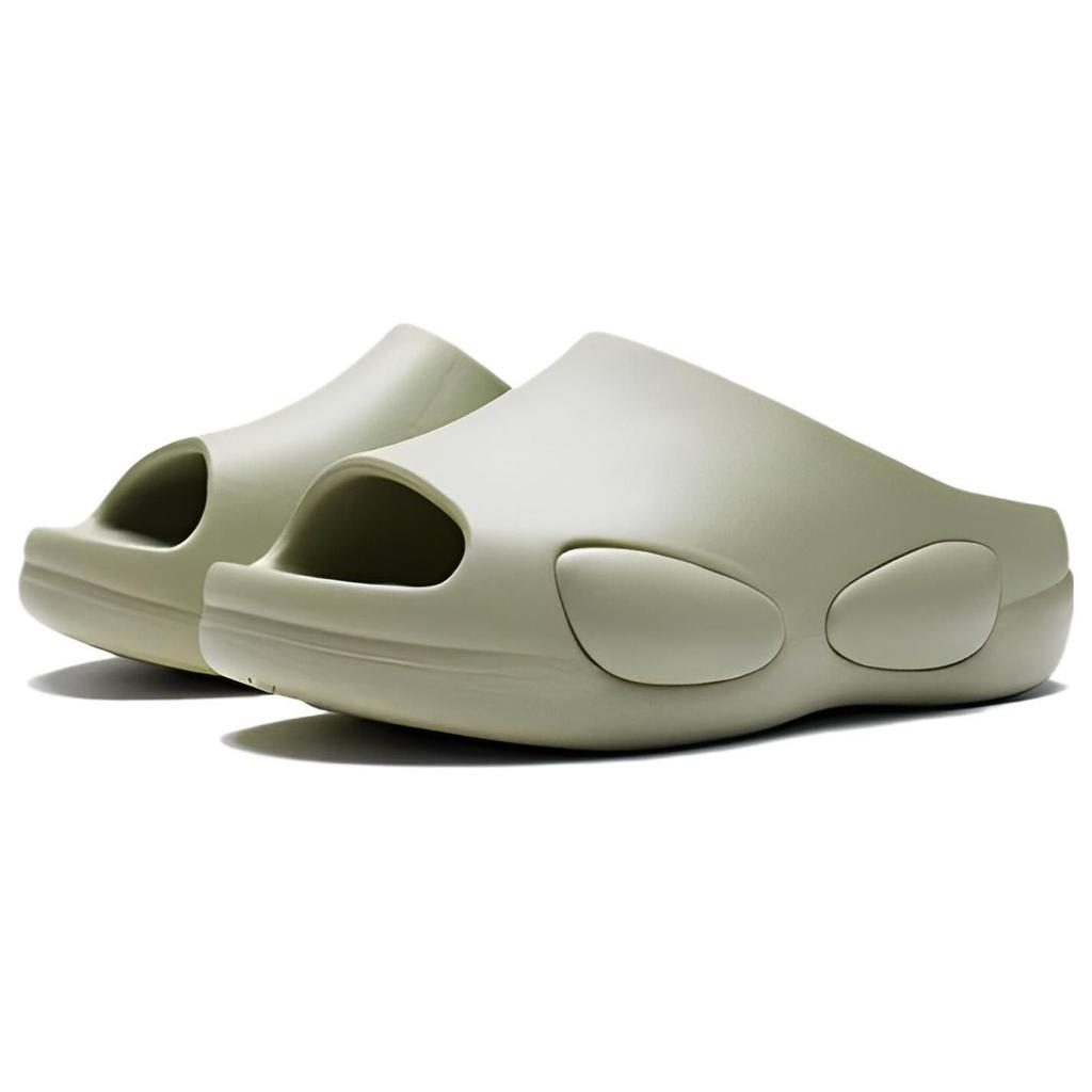 Сандалии Li Ning CF Flow Flow Shock Absorbation Rebound Trend EVA Silent Slide унисекс-сандалии тисово-зеленые AGAS028-4