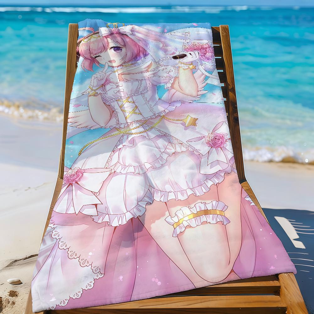 Игровое полотенце Saratoga Azur Lane Спортивное Быстросохнущее Туристическое Снаряжение для Кемпинга Песозащитное Мягкое Легкое Большое Пляжное Полотенце