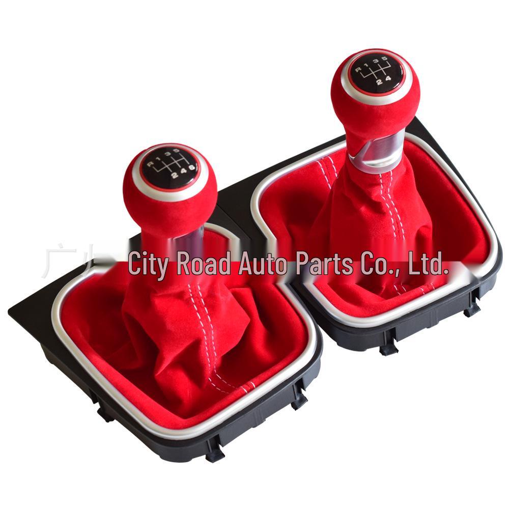 Ручка переключения передач из замшевой кожи Volkswagen Golf 5/6 MK5/MK6 R32 GTI 2004-2009