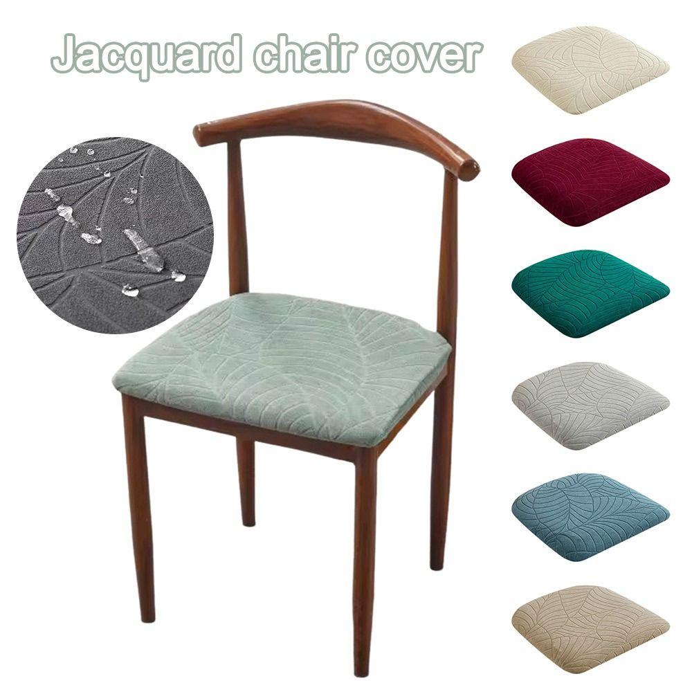 Waterproof Jacquard Chair Sleeve Washable Seat Cushion Covers Seat Case