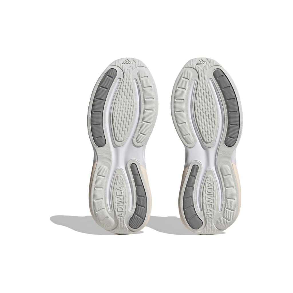 Adidas Alphabounce+ White Peach Women Sneakers Cloud-White Zero-Metallic Grey-Three HP6147