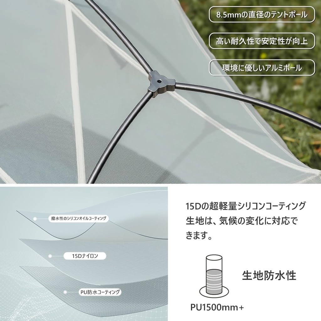 Naturehike Двухместная купольная палатка для альпинизма, активного отдыха, кемпинга, велосипедных походов, защиты от насекомых, сверхлегкая, однослойная,