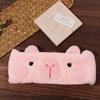 Headwear Wide-brimmed Capybara Headband Multi-Color Coral Fleece Cartoon Hairband Embroidery Animal Makeup Headband Make Up