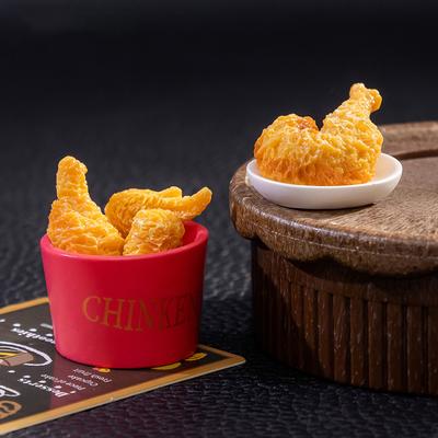 Творческая имитация жареной курицы, украшения, забавная имитация еды, небольшие украшения, украшения для дома своими руками, украшения из смолы
