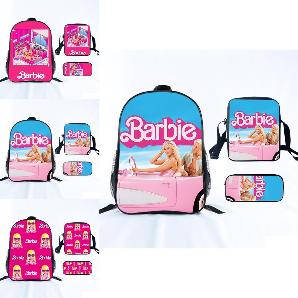 Школьный набор из трех предметов Barbie Princess с тканью Oxford для девочек-учениц