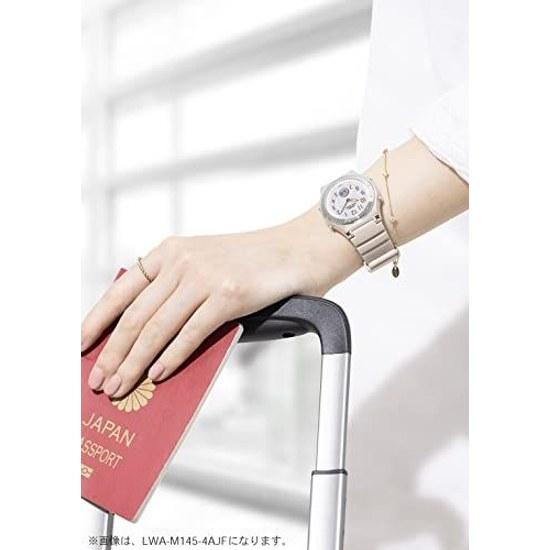 Наручные часы Casio Wave Scepter Внутренний Оригинальный продукт Радио-солнечные LWA-M145-7AJF Женские Белые