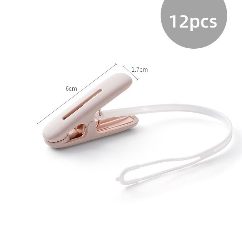 12 шт., пластиковые зажимы для одежды с веревкой, держатель для одежды, многофункциональный зажим для сушки дома