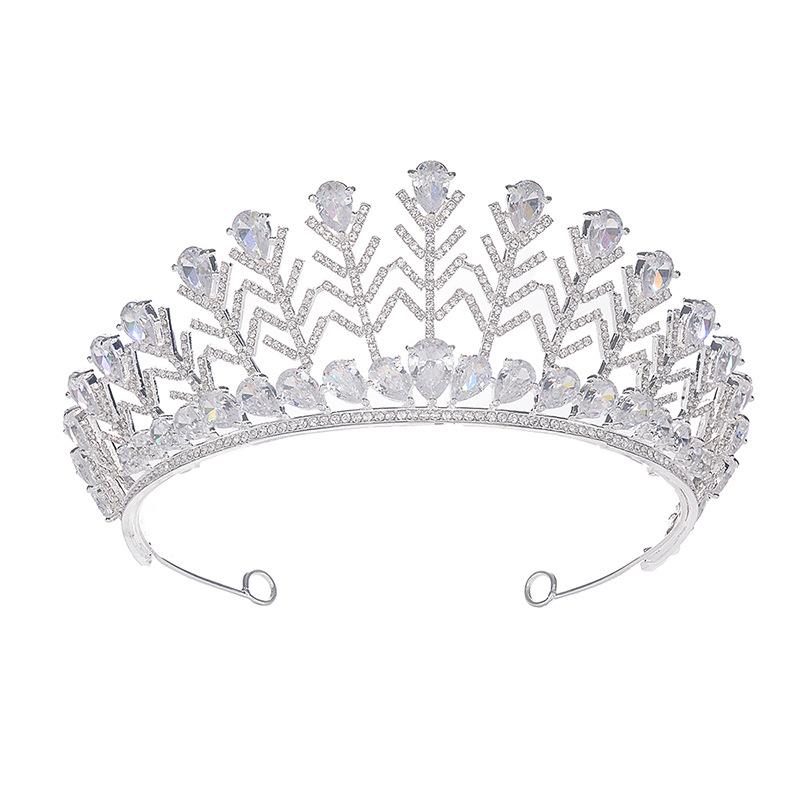 Свадебная тиара в том же стиле, что и на 18-летие, супер-сказочная хрустальная свадебная корона в сказочном стиле