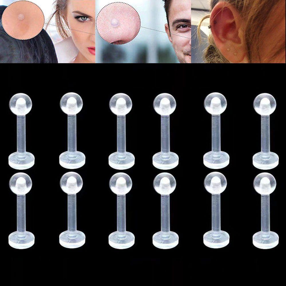 Jewelry Invisible Piercing Lip Rings Lip Ear Cartilage Ring Labret Stud Labret Stud Bar Retainer