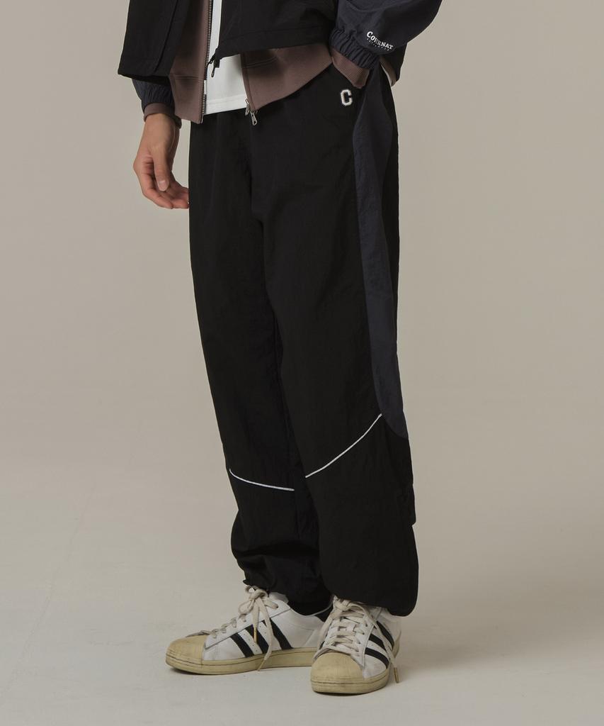COVERNAT College Track Block Jogger Pants Black