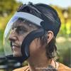 Защитная маска Horse Head High Definition Anti-Goggles Anti-Fog Прозрачная пылезащитная маска Full Face Soft Rubber Glasses