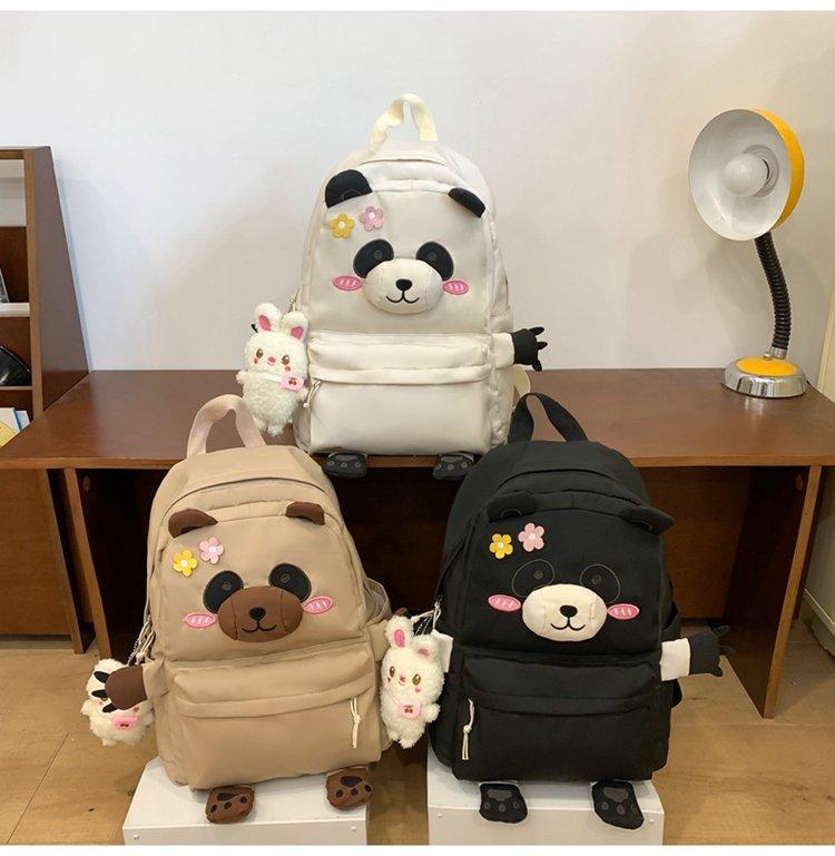 Рюкзак Panda, студенческий школьный женский студенческий стиль, легкий рюкзак большой емкости