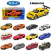 WELLY 5-дюймовый 1999 Nissan GTR R34 Porsche 911 GT3 RS Chevrolet Volkswagen литой металлический модель автомобиля игрушка статическая литая коллекция автомобилей