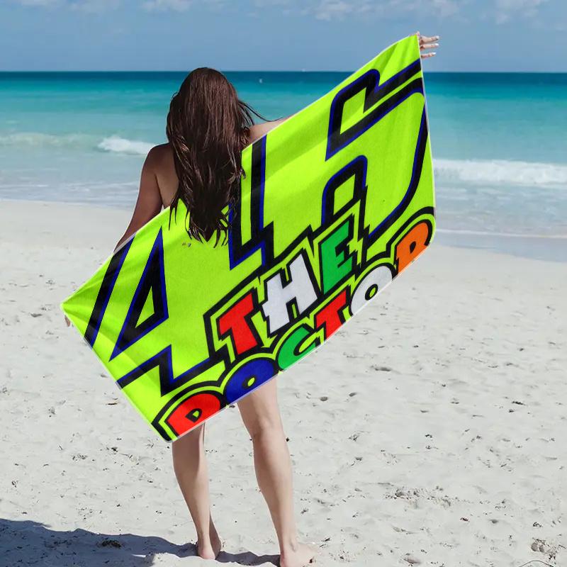 1pc 46 The Doctor Beach Towel Super Absorbent Soft Microfiber Bath Towel Quick Dry Sandproof Blanket for Summer Swim Pool Gym