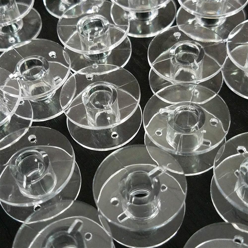 30pcs Style SA156 Transparent Plastic Sewing Machine Bobbins Spool For Brother