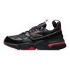 Li Ning 001 Qicheng Cny амортизирующие износостойкие нескользящие дышащие низкие кроссовки для бега мужские кроссовки черные красные AGCR025-2