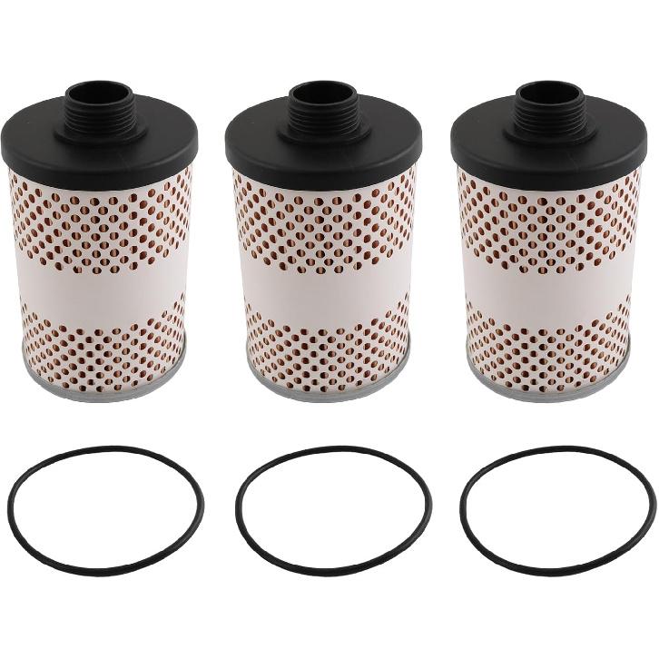 3Pcs 496-5 Fuel Tank Filter Element Replacement for Gasoline and Diesel Water Separate 30 Micron with Protective Sheet