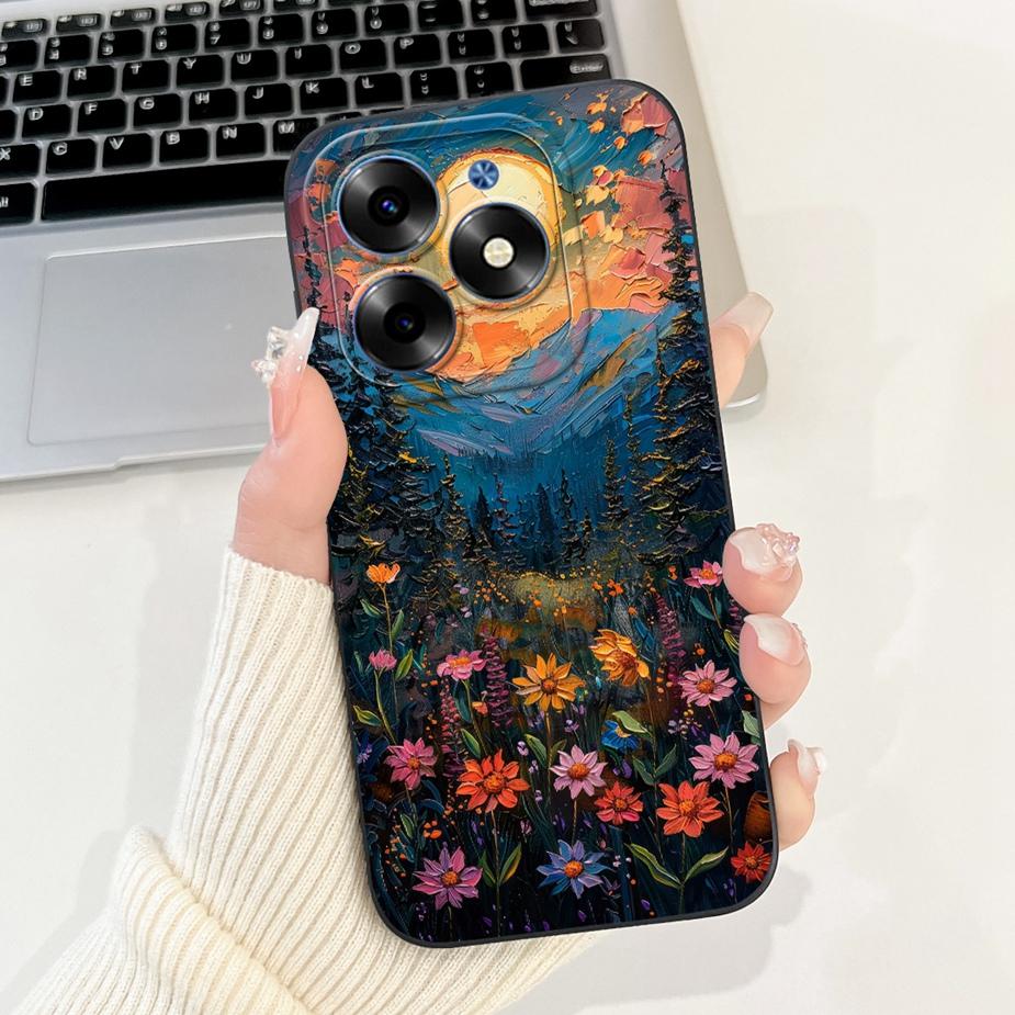 Чехол для Tecno Spark 20C Spark20 Pro KJ6 Новый модный чехол с рисунком-конфетой Ударопрочный чехол для телефона Для Tecno Spark 20 Pro Plus Корпус