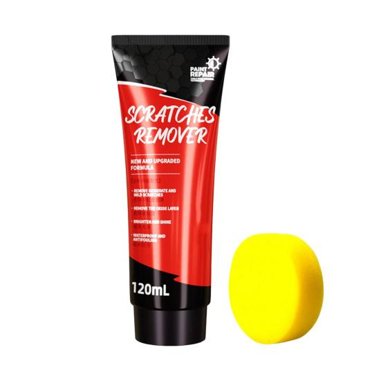 Воск для удаления царапин на автомобиле Паста для ремонта царапин на автомобиле Полировальный воск с губкой-аппликатором