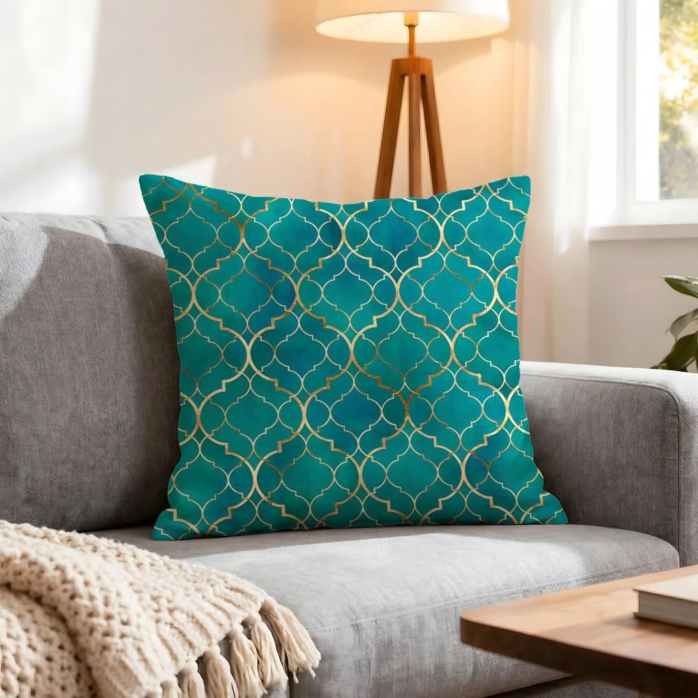 Pattern Moroccan Pattern Cushion Cover 1Pcs Decorative Covers Soft Cushion Case For Sofa Couch Decor 40X40 45X45 Pillowcases
