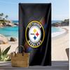 Pittsburgh Steelers Print Beach Towel Soft Portable Quick?dry Towel For Pool Summer Vacation Outdoor Sport