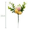 1/5/10PCS Happy Easter Artificial Egg Flower Branch Bird Eggs Fake Plant  Easter Home Party Supplies