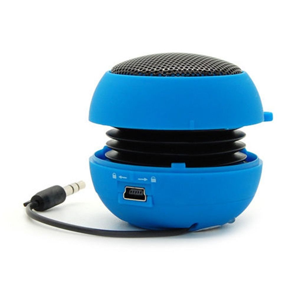 Laptop Portable Mini Loudspeaker for Phone PC Hamburger Speaker Sound Box Amplifier 3.5mm Jack