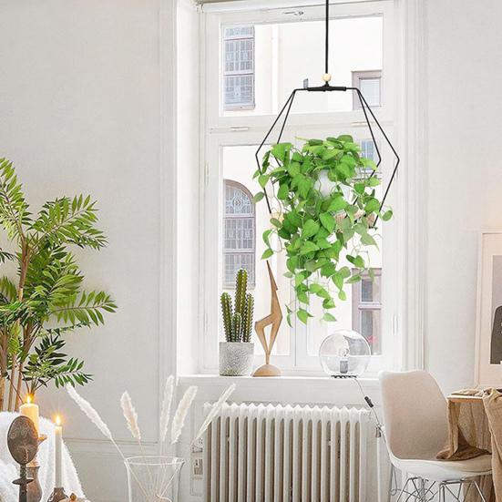 Подвесной держатель для растений с деревянной основой, деревенский подвесной цветочный горшок для дома, полка для кашпо, корзина, вешалка для растений, украшение