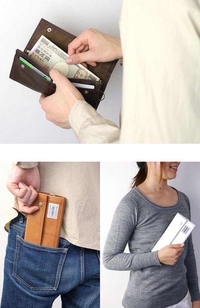 Porter Freestyle Wallet (Long Bill) (Black) 707-08226