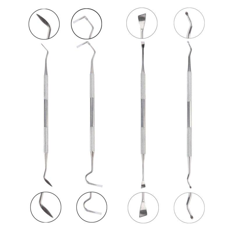 6 шт. / Набор из 4 предметов из нержавеющей стали, универсальный набор для чистки охотничьего оружия, тактический инструмент для чистки винтовки, пистолета