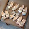 New Vintage Simple Style  Ballet Flats Children Cute Candy Colors Toddler Girl Ballet Flats Girls  Kids Slip-on Leather Shoes