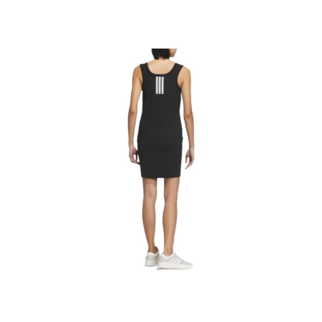 adidas Спортивная одежда Lifestyle Series Slim Fit Удобное дышащее мягкое платье без рукавов Женские платья черного цвета JY7651