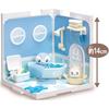 Takara Tomy Pokemon Pokepeace House Bathroom Piplup & Rowlet Toy Set