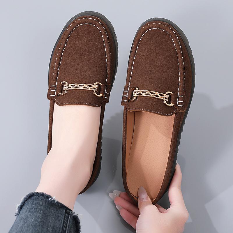 Женские тапочки на плоской подошве, мокасины для вождения, повседневные летние прогулочные туфли в стиле минимализма для мам, большой размер
