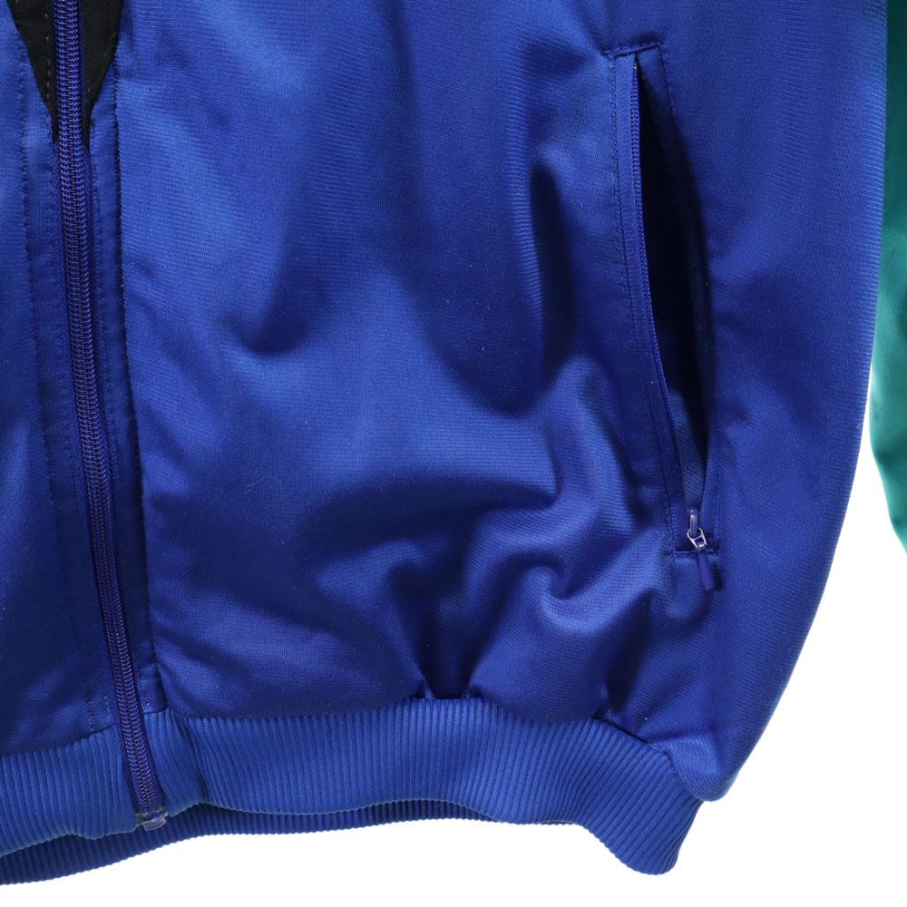 Винтажная куртка adidas 80-х годов с биркой в виде международного флага, разноцветным логотипом Трилистник, мужская, б/у
