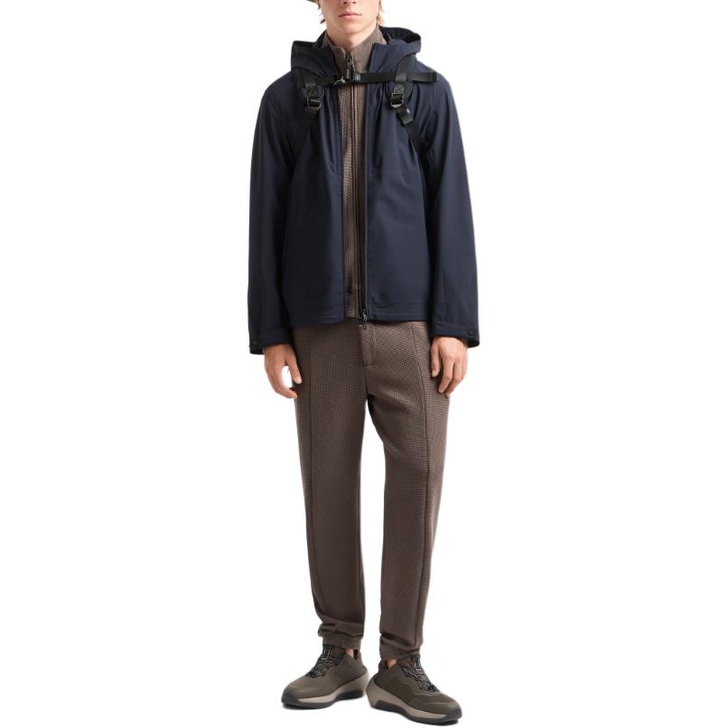 EMPORIO ARMANI Travel Essentials Water repellent Nylon Hooded Blouson EM000818-AF13090-UB118