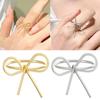 Elegant Bowknot Rings Adjustable Size Rings Bow Finger Rings Decoration Handmade Jewelry Stylish Accessory for Parties