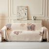 French High-end Chenille Printed Sofa Towel, Universal Sofa Cover for All Seasons, Full Cover Sofa Cover, Sofa Blanket