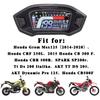 Universal Motorcycle Accessories Speedometer Instrument Panel Digital Odometer Tachometer for Honda Grom Msx125 CB500F CRF250L