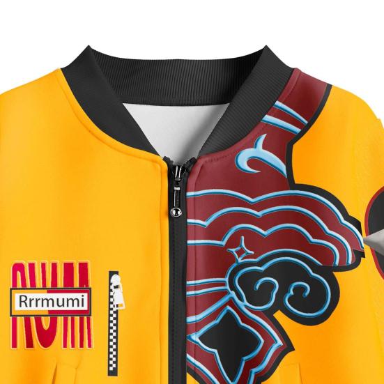 Куртка для косплея Охотника на демонов для подростков, бейсбольная куртка на молнии, куртка-бомбер с принтом, осенне-зимний костюм для ролевых игр, повседневной носки