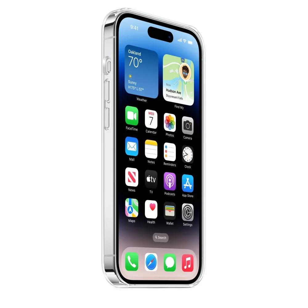 Прозрачный чехол для iPhone 15 Прозрачный чехол для iPhone Анимационный чехол Magsafe iPhone 12 13 14 Pro Max Поддержка беспроводной зарядки