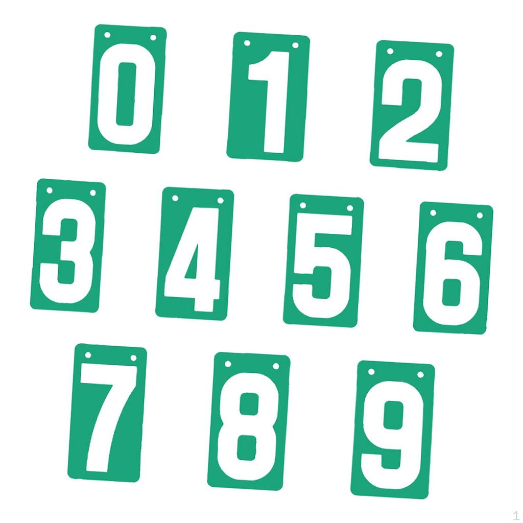 Score Keeper Flip Number Cards Numbers 0-9, Соревнование, Портативный, Настольный дисплей для футбола