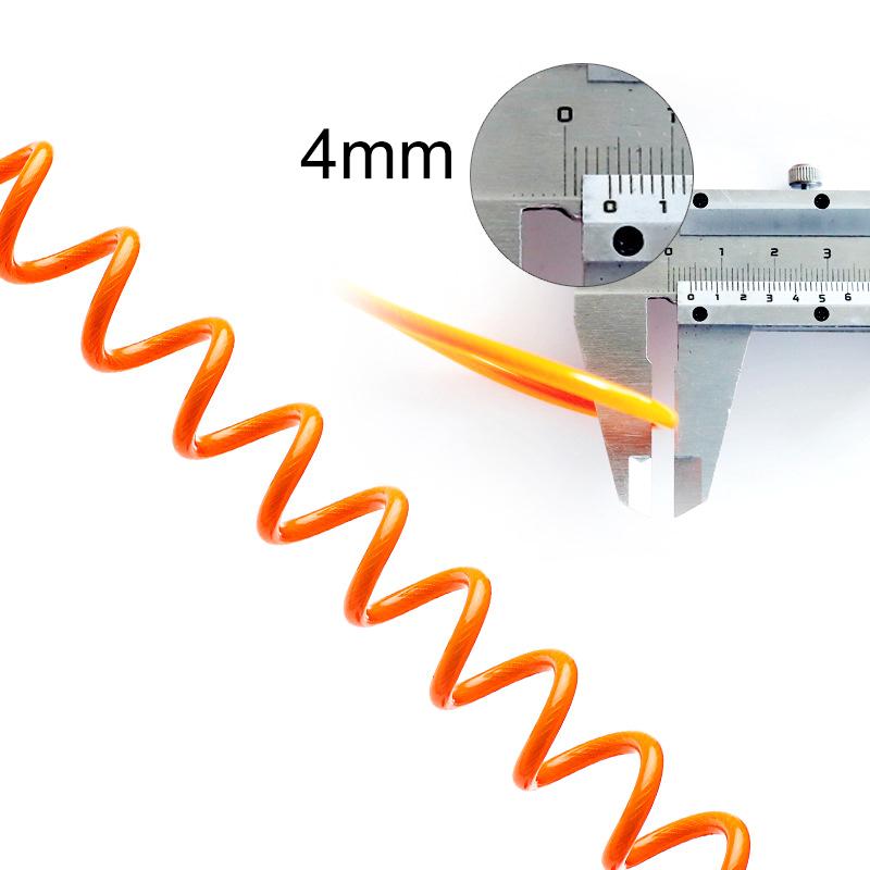 5Pcs 150CM Motorcycle Brake Disc Lock Scooter Reminder Cable Bicycle Spring Rope Bag Anti-Theft Cable Protection Alarm Locks