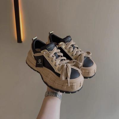 Обувь на толстой подошве, увеличивающая рост, женская повседневная обувь, спортивная обувь